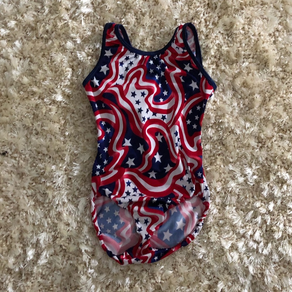 Snowflake Designs Patriotic Leotard